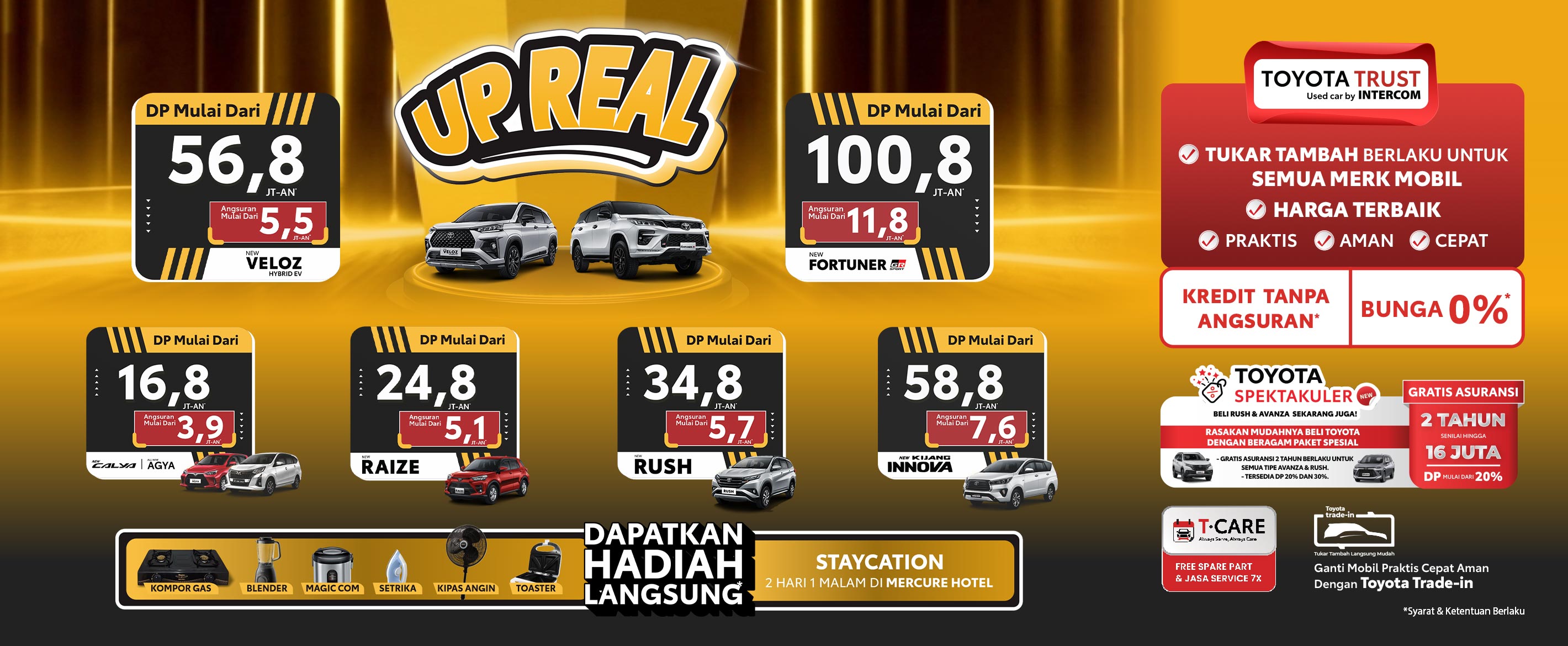 UP REAL - Promo Toyota Intercom April 2026